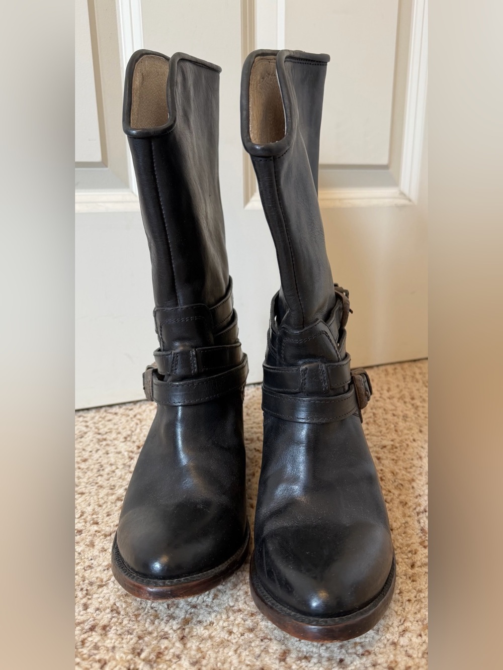 Freebird Pikes Handmade Leather Boots in Black, Size 9 - Picture 3 of 11